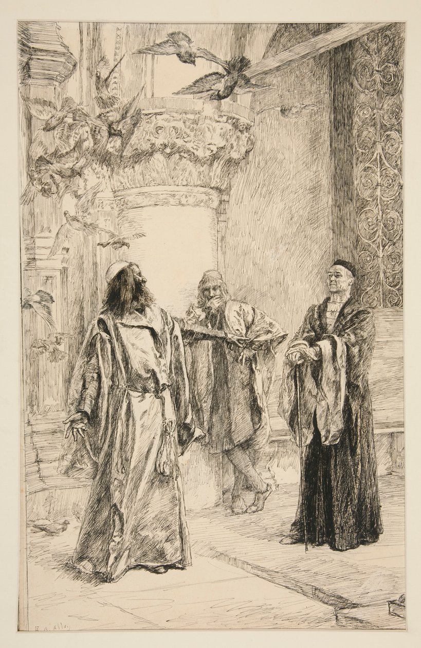Shylock: tekijältä Edwin Austin Abbey