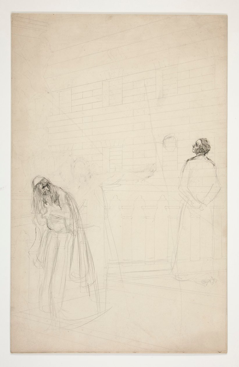 Shylock sillalla - Act I, Venetsian kauppias tekijältä Edwin Austin Abbey