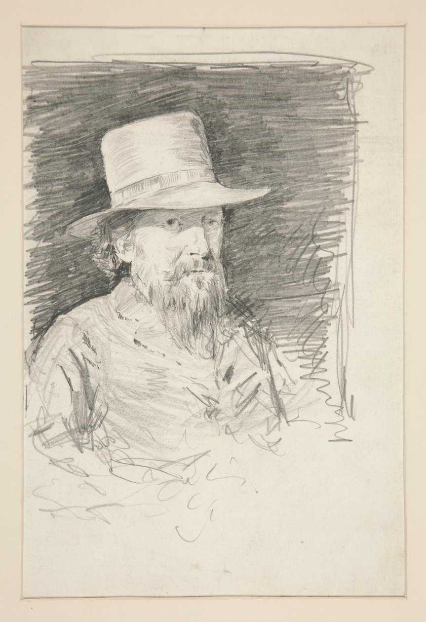 Tutkimus kenraali Meadelle: luonnos seinämaalauksesta osavaltion pääkaupunkirakennukseen Harrisburgissa, Pennsylvaniassa, 1902-1911 (valmistaja John Singer Sargent) tekijältä Edwin Austin Abbey