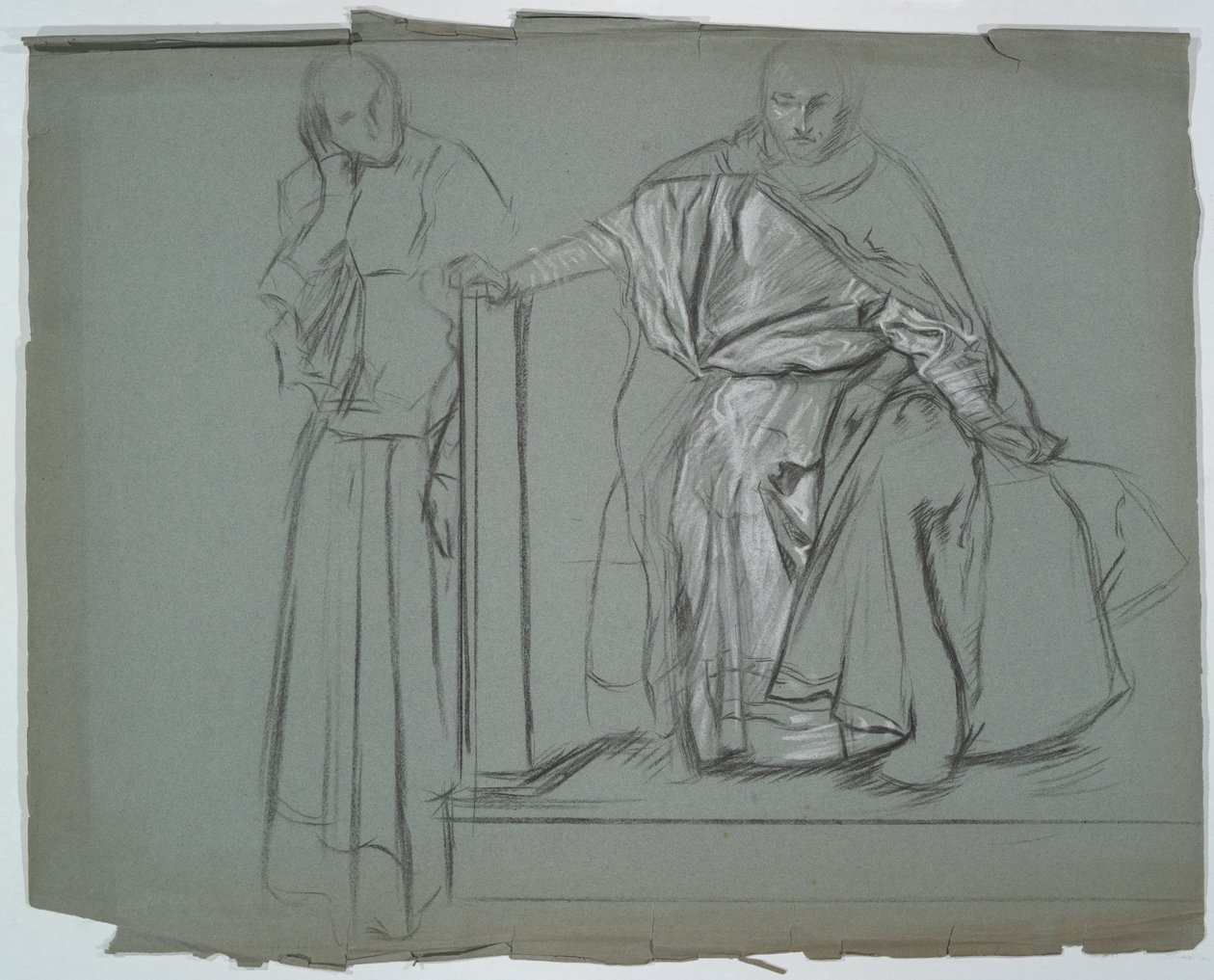 Tutkimus Kingille ja palvelijoille Hamletissa tekijältä Edwin Austin Abbey