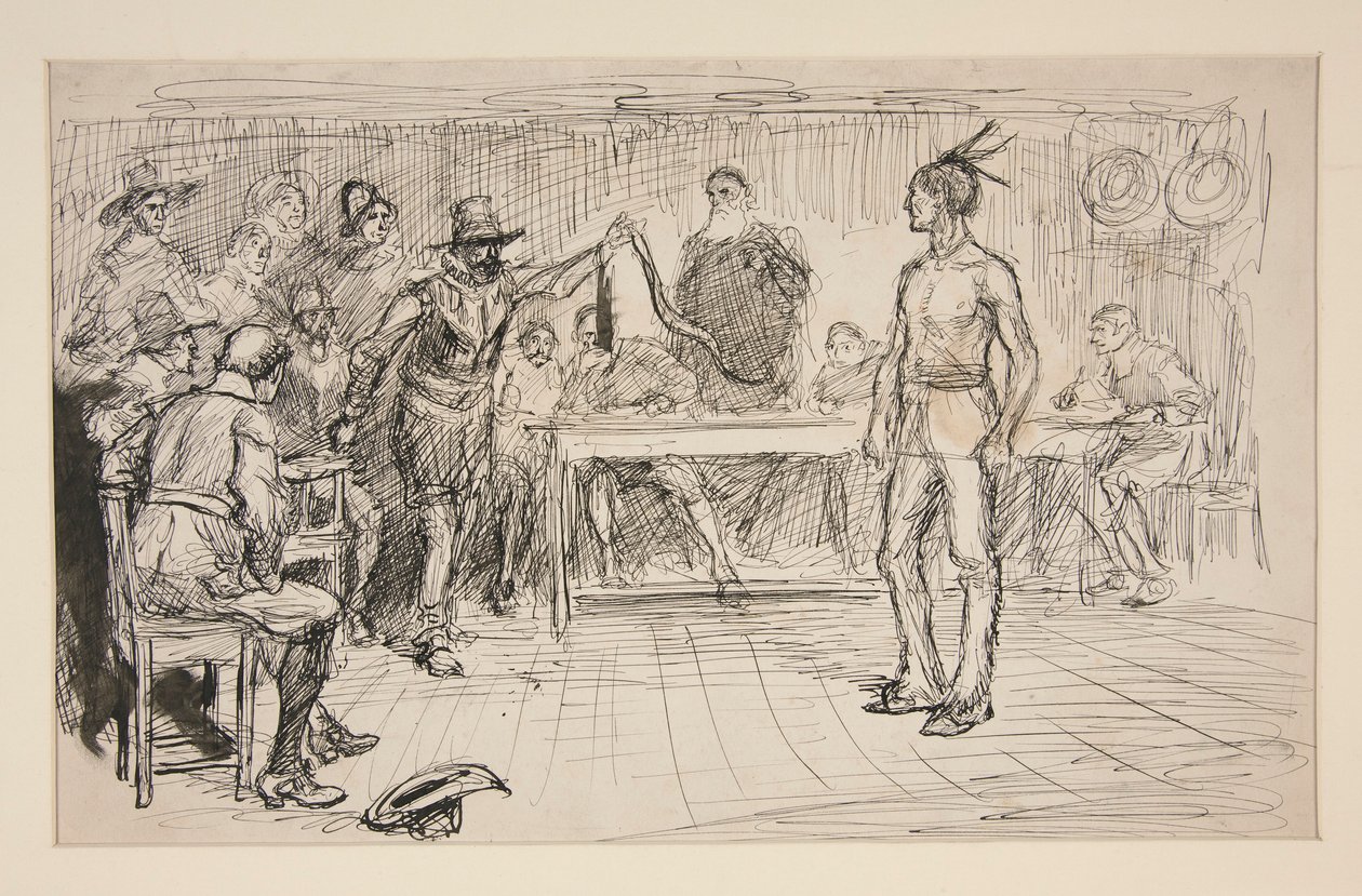 Tutkimus Miles Standishille tekijältä Edwin Austin Abbey