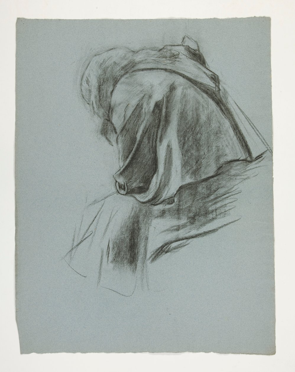 Study for The Departure, The Quest of the Holy Grail (15 maalauksen sarja Bostonin yleiselle kirjastolle, valmistui vuonna 1901) tekijältä Edwin Austin Abbey