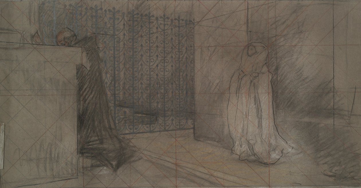Tutkimus papille ja suurelle rouvalle tekijältä Edwin Austin Abbey