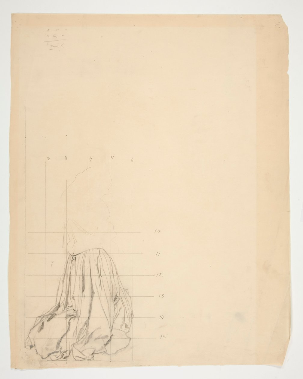 Study for The Quest of the Holy Graal (15 maalauksen sarja Bostonin yleiselle kirjastolle, valmistui vuonna 1901) tekijältä Edwin Austin Abbey