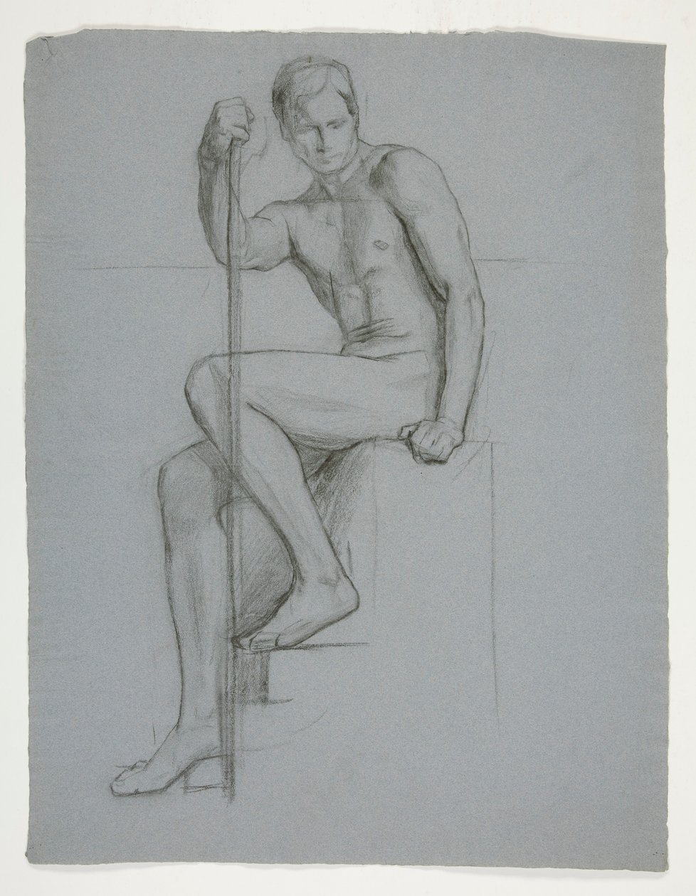 Study for The Spirit of Vulcan, Genius of the Workers in Iron and Steel, Capitol Rotunda, Harrisburg, Pennsylvania tekijältä Edwin Austin Abbey