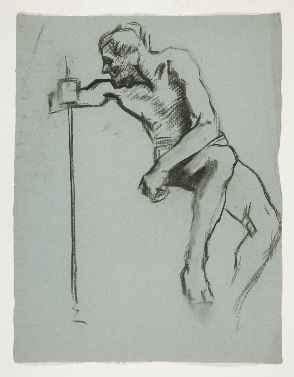 Study for The Spirit of Vulcan, Genius of the Workers in Iron and Steel, Capitol Rotunda, Harrisburg, Pennsylvania tekijältä Edwin Austin Abbey
