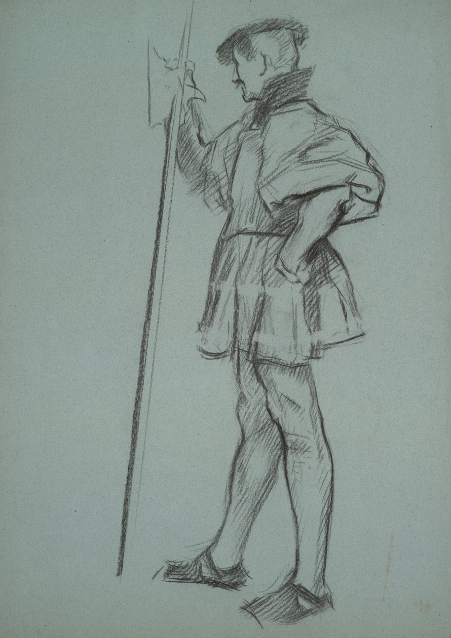 Tutkimus kuningatar Katariinan oikeudenkäyntiä varten tekijältä Edwin Austin Abbey