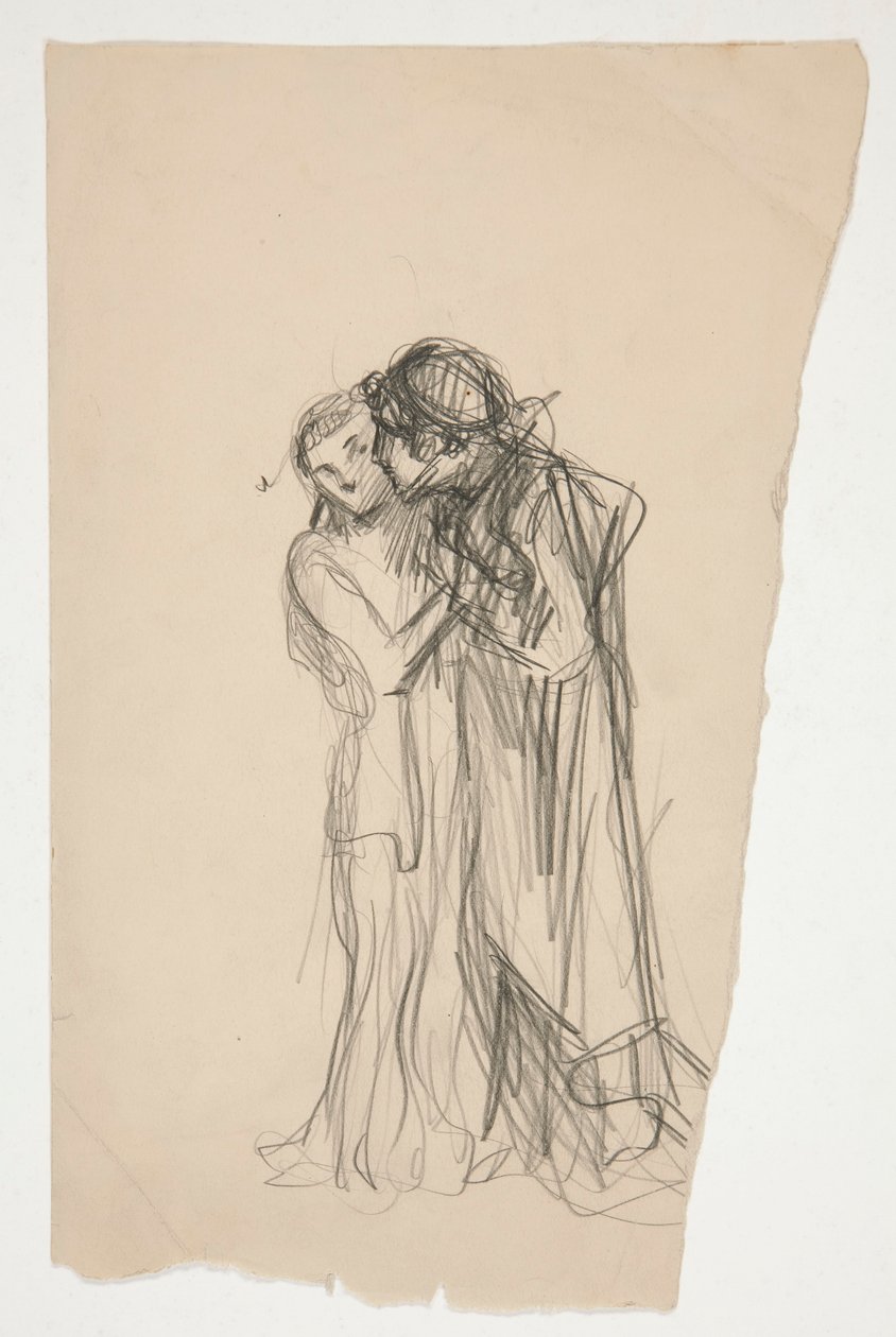 Opiskelu kahdestoista yölle (?) tekijältä Edwin Austin Abbey