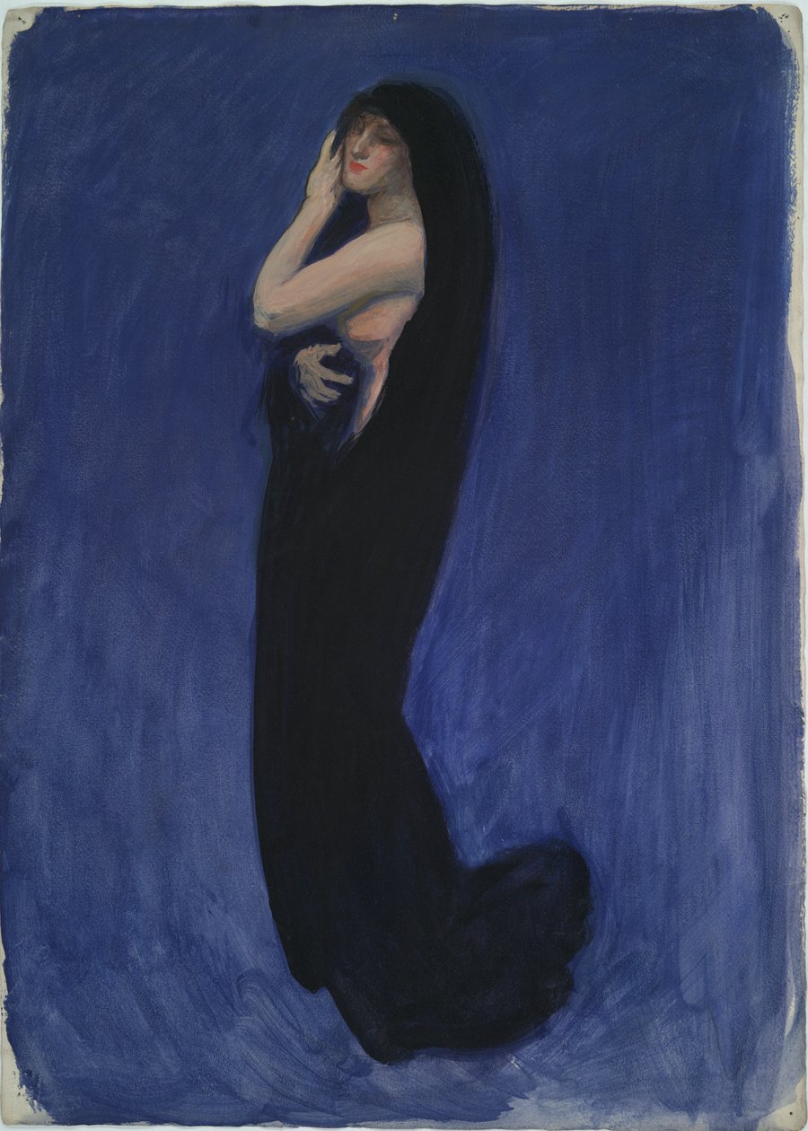 Tutkimus hahmolle 4 aamulla tekijältä Edwin Austin Abbey