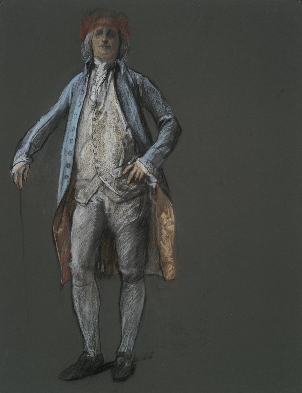 Tutkimus Benjamin Franklinin hahmosta vuonna tekijältä Edwin Austin Abbey