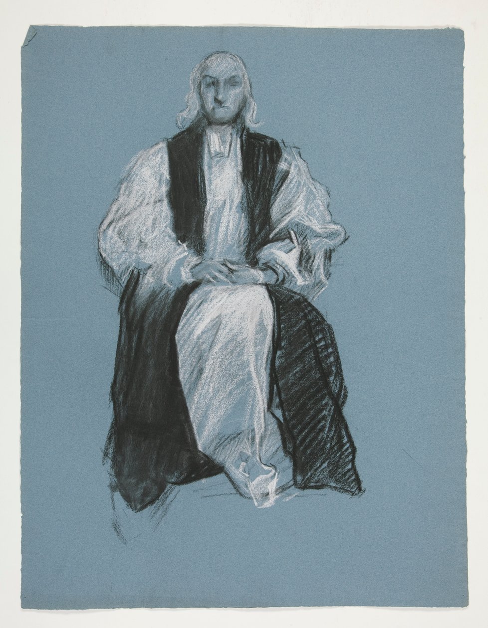 Tutkimus piispa William Whiten hahmolle, in tekijältä Edwin Austin Abbey