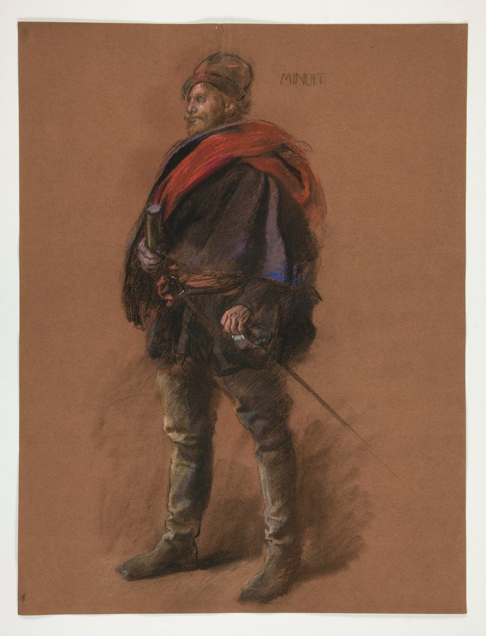 Tutkimus kapteeni Peter Minuitin hahmosta vuonna tekijältä Edwin Austin Abbey