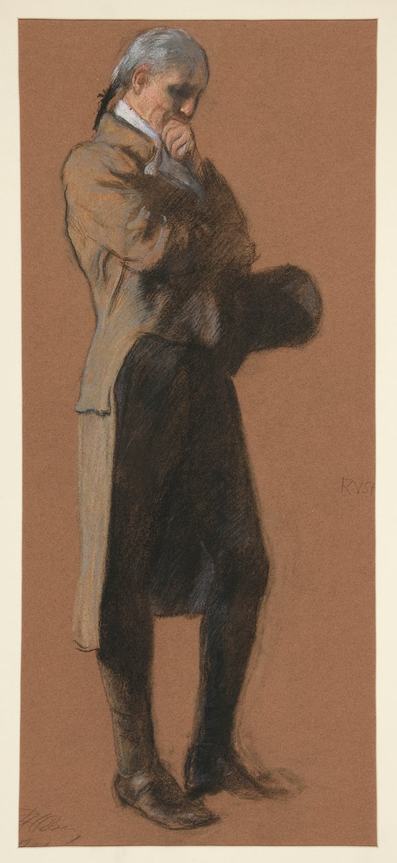 Tutkimus tohtori Benjamin Rushin hahmolle, in tekijältä Edwin Austin Abbey