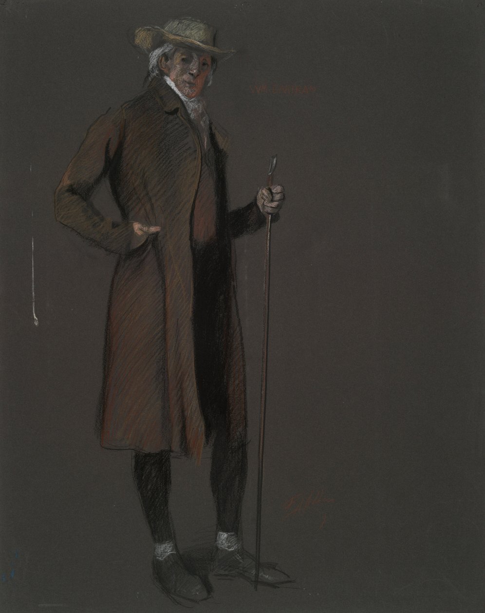 Tutkimus John Bartramin hahmolle, in tekijältä Edwin Austin Abbey