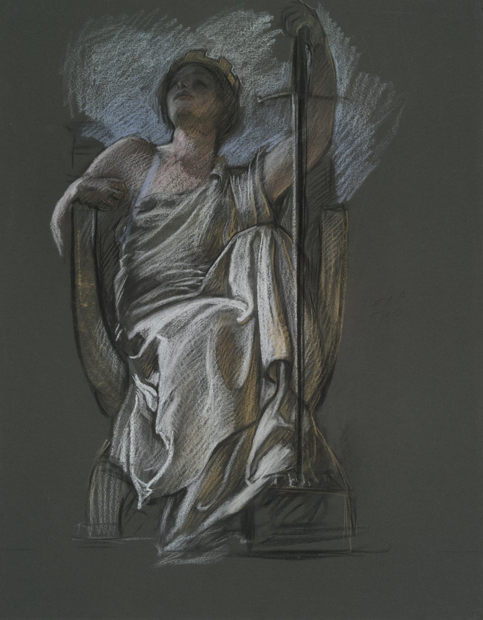 Tutkimus The Genius of Pennsylvanian hahmosta vuonna tekijältä Edwin Austin Abbey