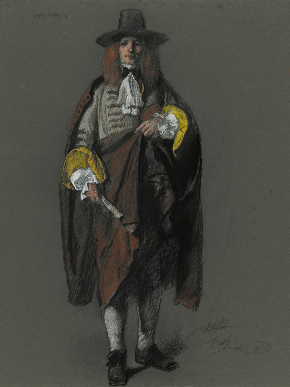 Tutkimus William Pennin hahmosta vuonna tekijältä Edwin Austin Abbey