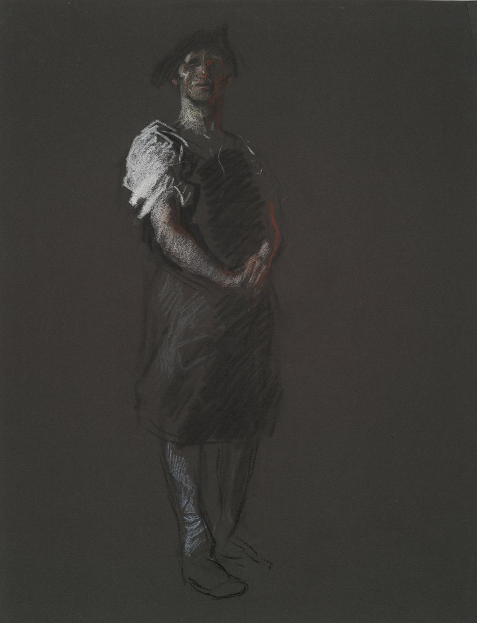 Tutkimus työläisen hahmolle, in tekijältä Edwin Austin Abbey