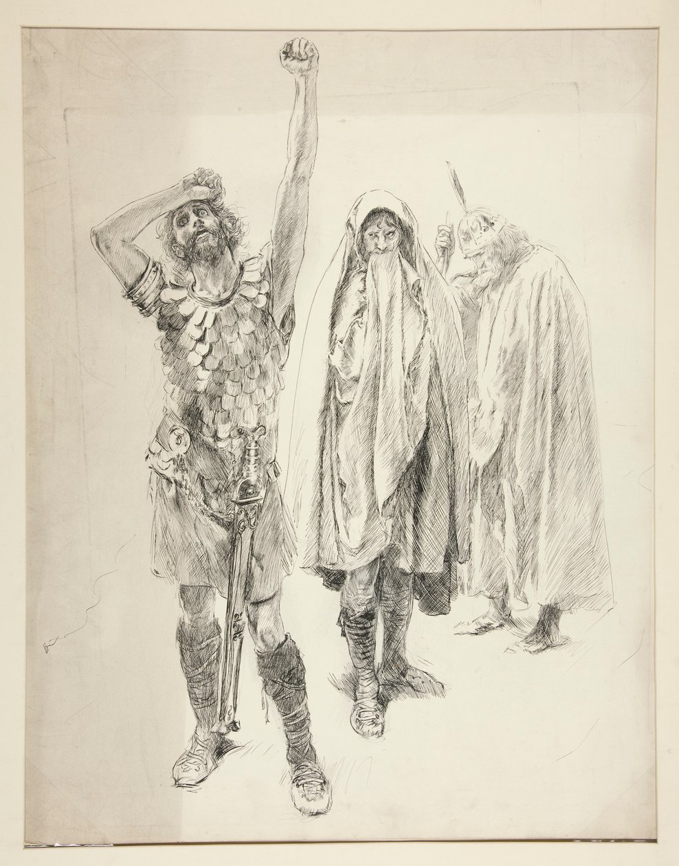 Tutkimus tuntemattomaan Shakespearen näytelmään tekijältä Edwin Austin Abbey