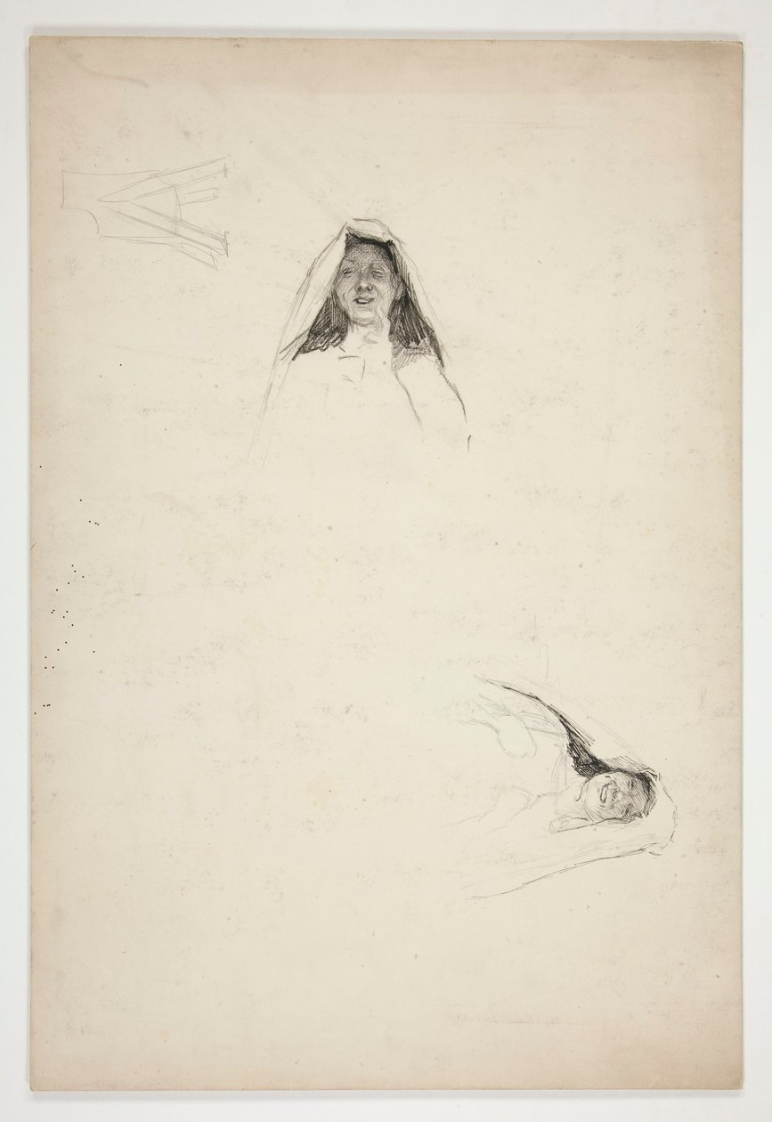 Tutkimus kahdesta päästä, Jaquenetta, rakkaudesta tekijältä Edwin Austin Abbey