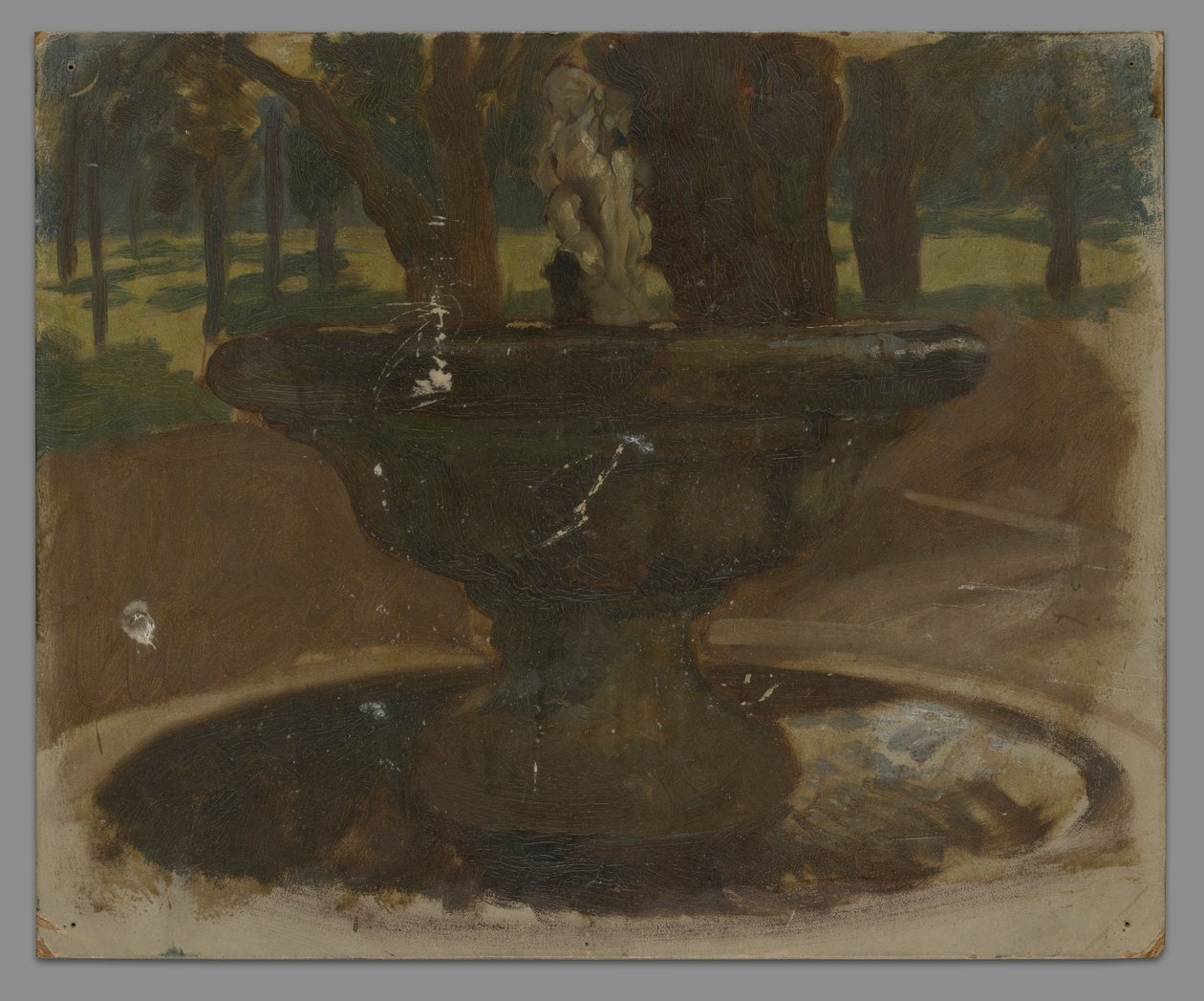 Tutkimus suihkulähteestä tekijältä Edwin Austin Abbey