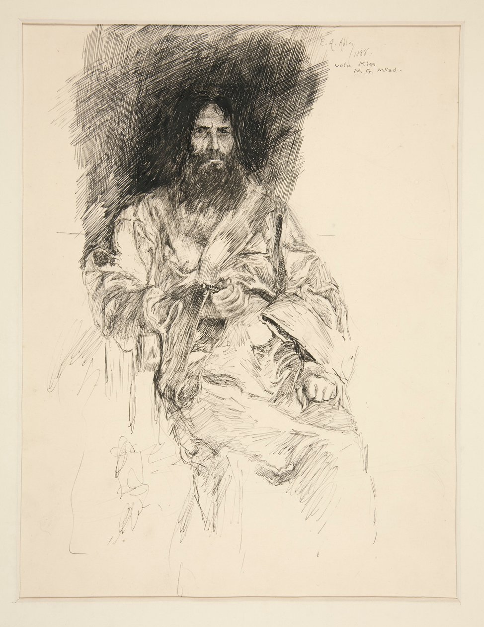 Tutkimus parrakkaasta miehestä (Shakespeare) tekijältä Edwin Austin Abbey