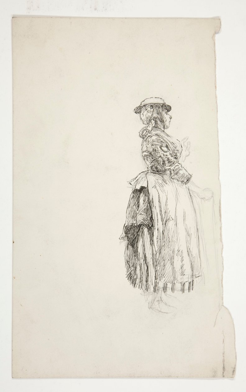 Tutkimus maalaisnaisesta tekijältä Edwin Austin Abbey