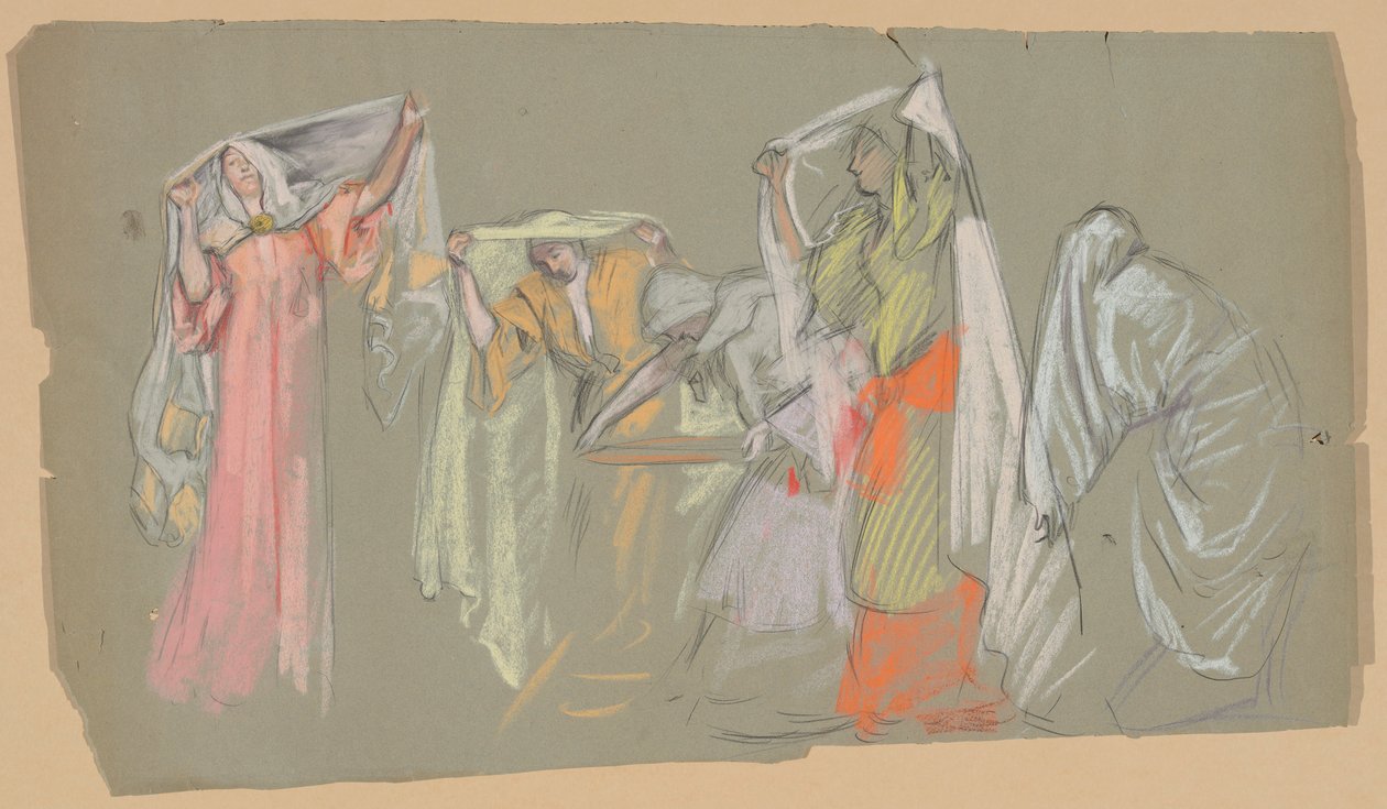 Tutkimus vankeudessa olevista hyveistä tekijältä Edwin Austin Abbey