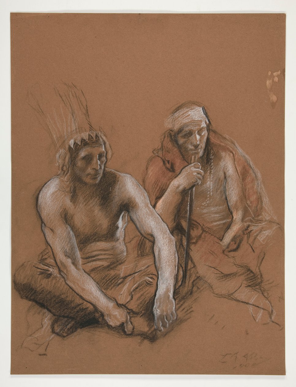 Tutkimus kahdesta intiaanista tekijältä Edwin Austin Abbey