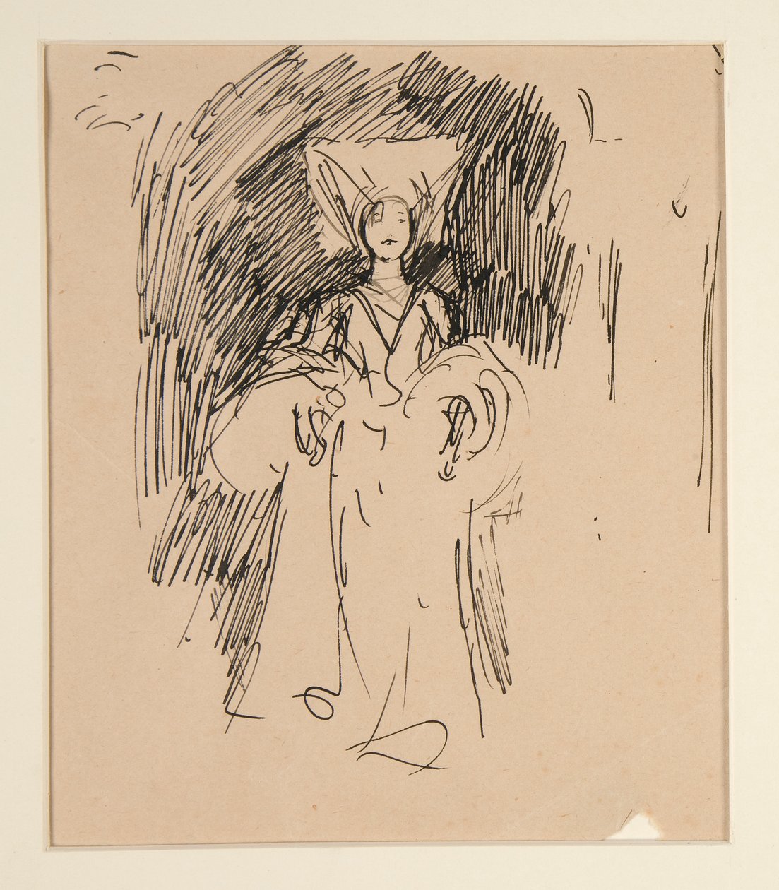 Tutkimus naisesta keskiaikaisessa puvussa tekijältä Edwin Austin Abbey