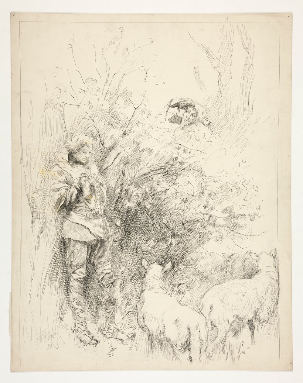 Narsissin laulu. Paimen ja tyhmä tekijältä Edwin Austin Abbey