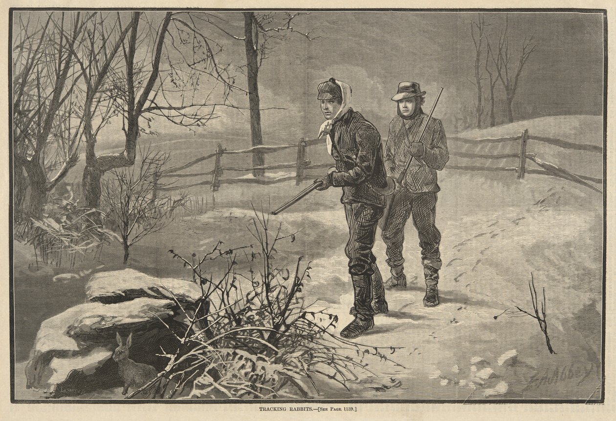 Jäljitys kanit tekijältä Edwin Austin Abbey