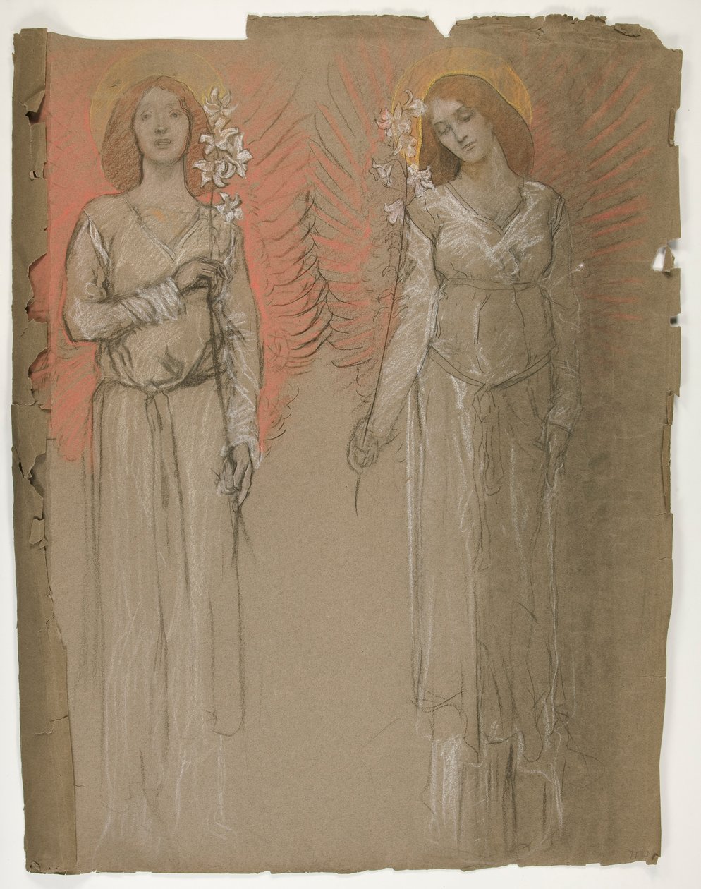 Kaksi enkeliä tekijältä Edwin Austin Abbey