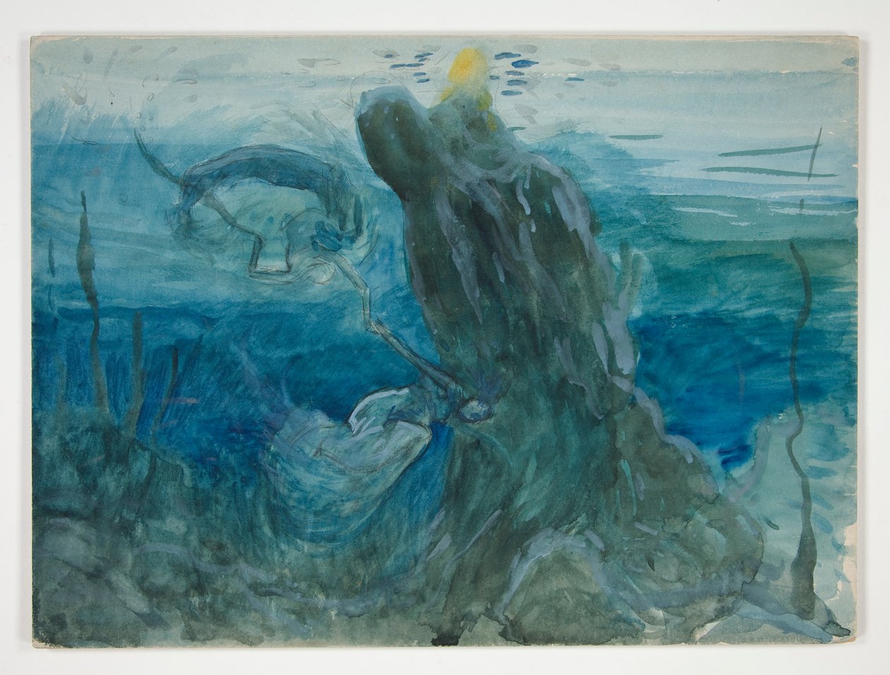 Vedenalainen kohtaus tekijältä Edwin Austin Abbey