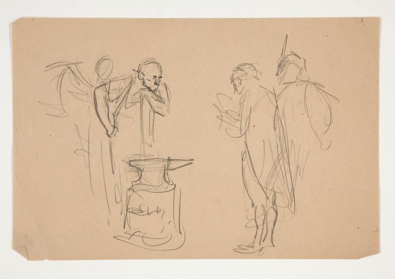 Tuntematon kuvitus Oliver Goldsmithille tekijältä Edwin Austin Abbey