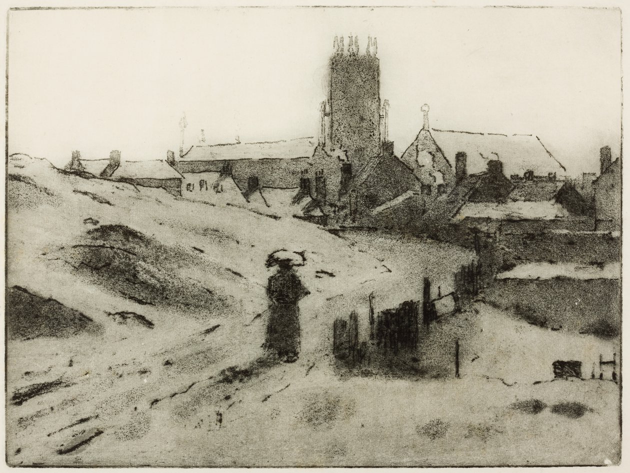 Black Country Church (etsaus) tekijältä Edwin Butler Bayliss
