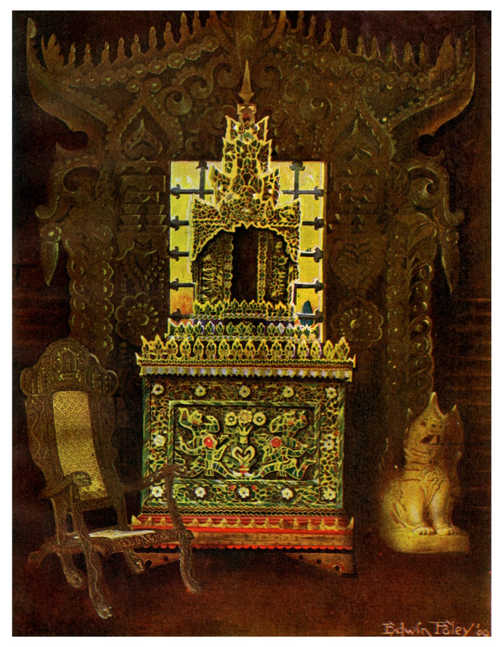Aasialaiset huonekalut, 1911-1912. tekijältä Edwin Foley