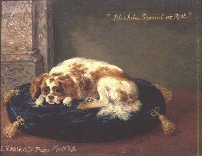Blenheim-spanieli levossa tekijältä Edwin Frederick Holt