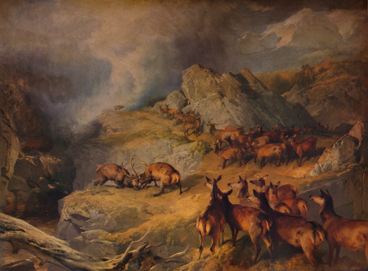 Kukaan muu kuin rohkeat ansaitsee messun, c1854 tekijältä Edwin Landseer