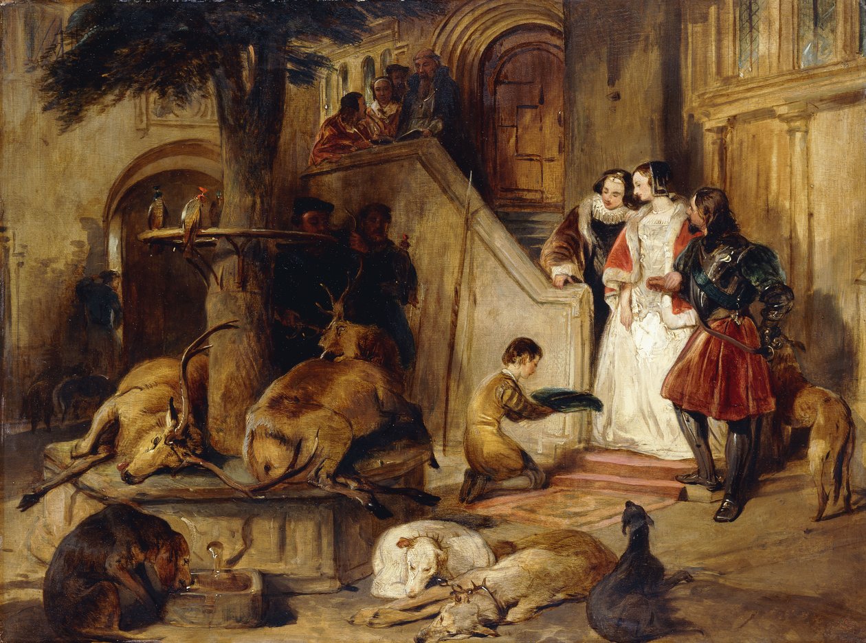 Piha vanhaan aikaan, tekijältä Edwin Landseer