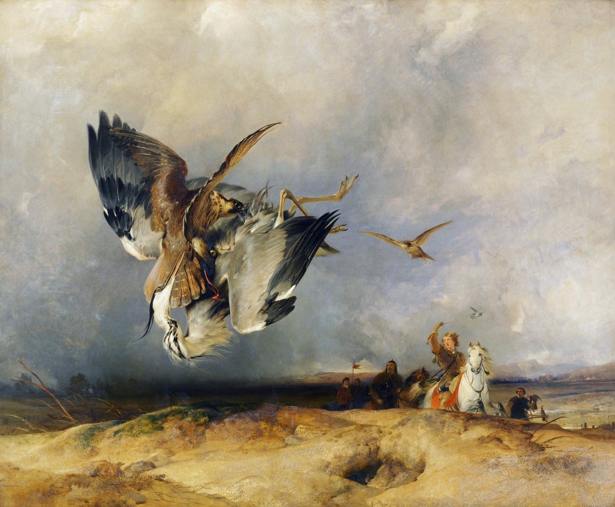 Hawking vanhaan aikaan tekijältä Edwin Landseer