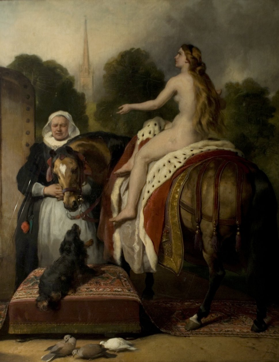 Huonekalut ja erilaiset esineet 1100- ja 1300-luvuilta tekijältä Edwin Landseer