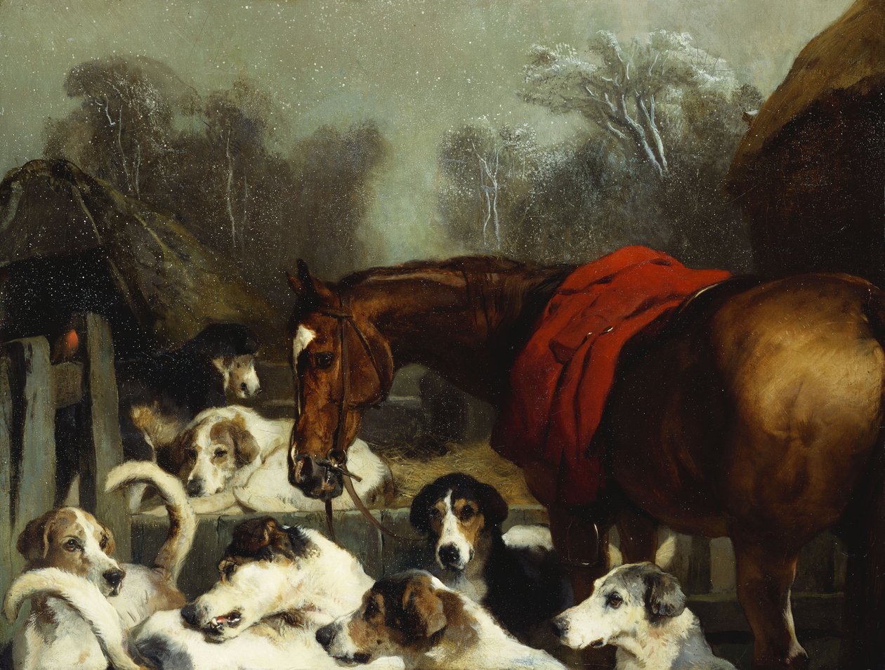 Ei metsästystä sään tauolle asti tekijältä Edwin Landseer