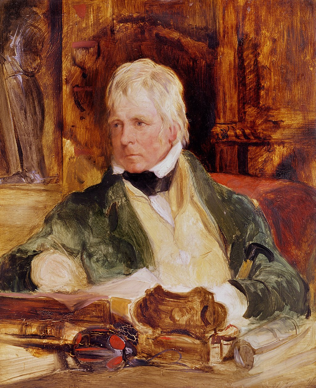 Sir Walter Scottin muotokuva, noin 1824 tekijältä Edwin Landseer
