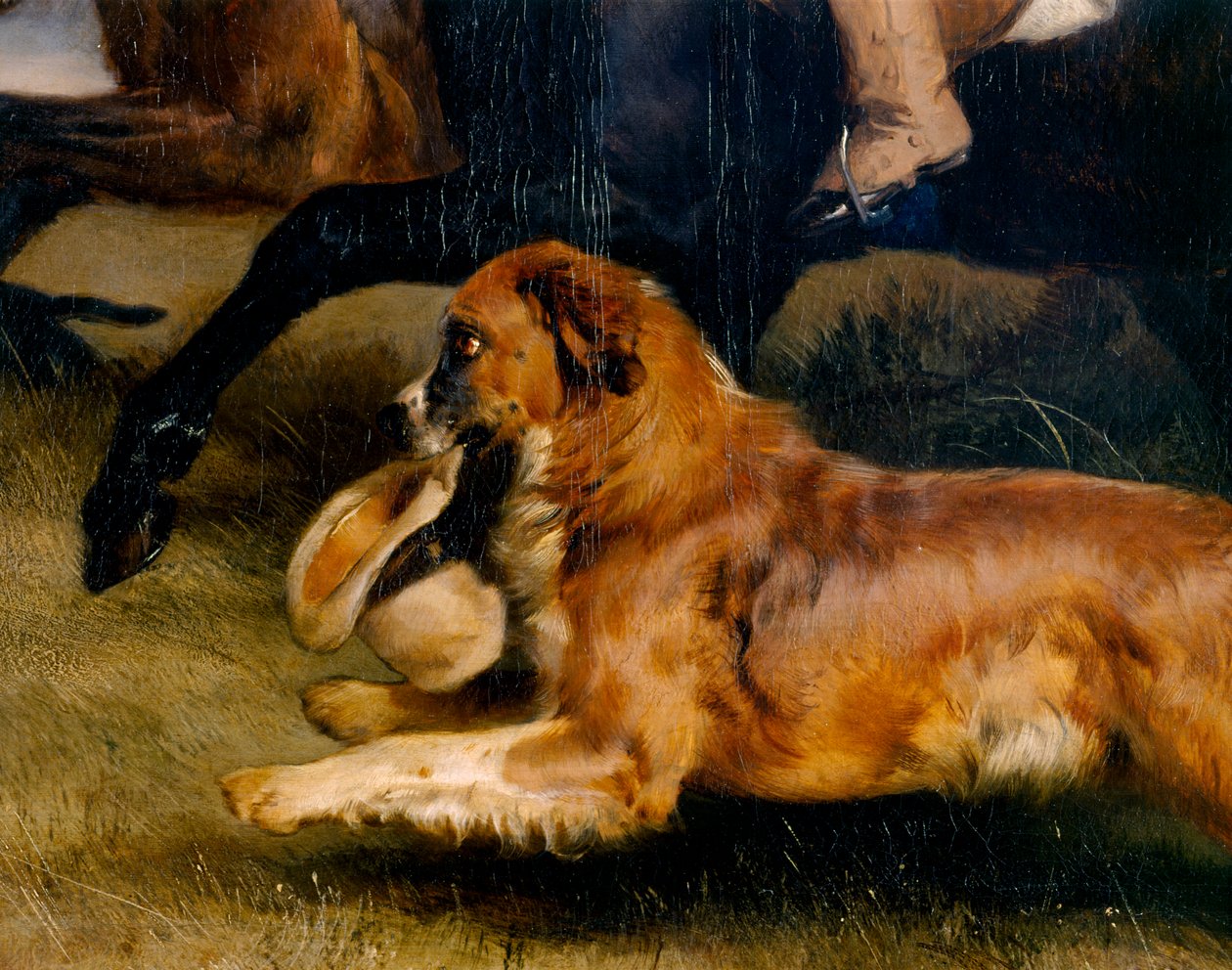 Juoksukoira (369433:n tiedot) (öljy paneelissa) tekijältä Edwin Landseer