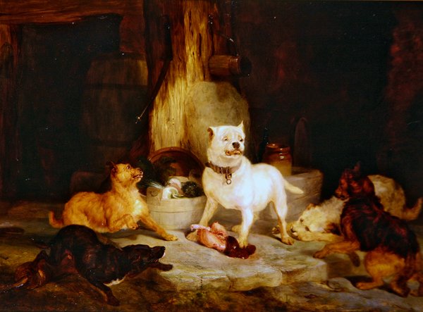Linnan kuningas (öljy paneelissa) tekijältä Edwin Landseer