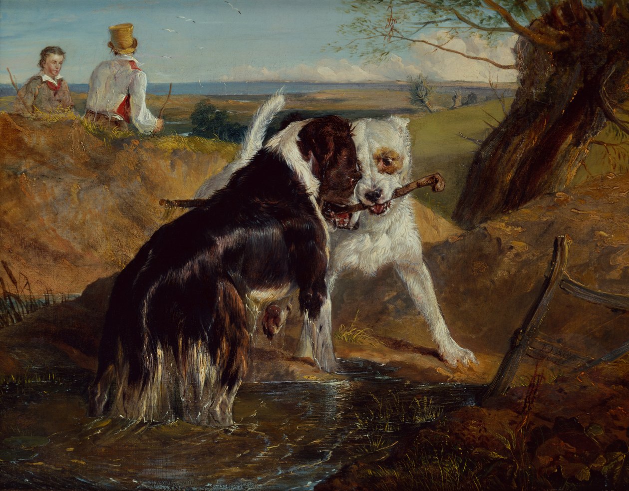 Kenellä on keppi tekijältä Edwin Landseer