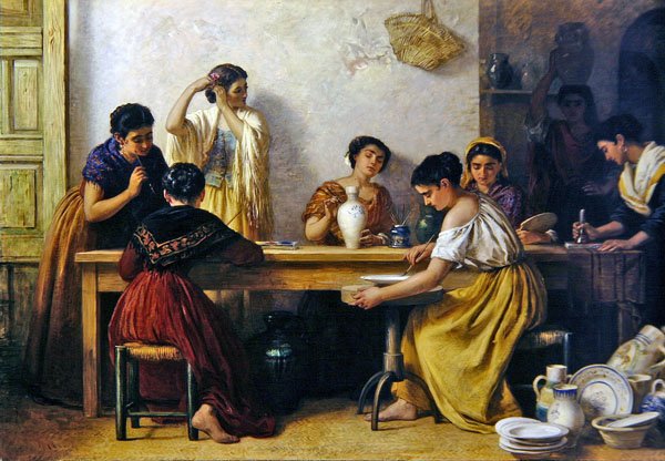 Sevillan keramiikka tekijältä Edwin Longsden Long