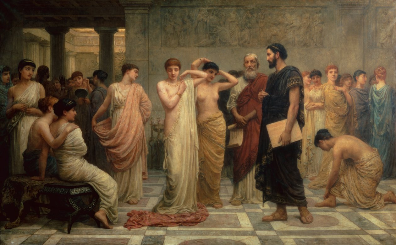 A la recerca de la bellesa (oli sobre tela) finlandès tekijältä Edwin Longsden Long