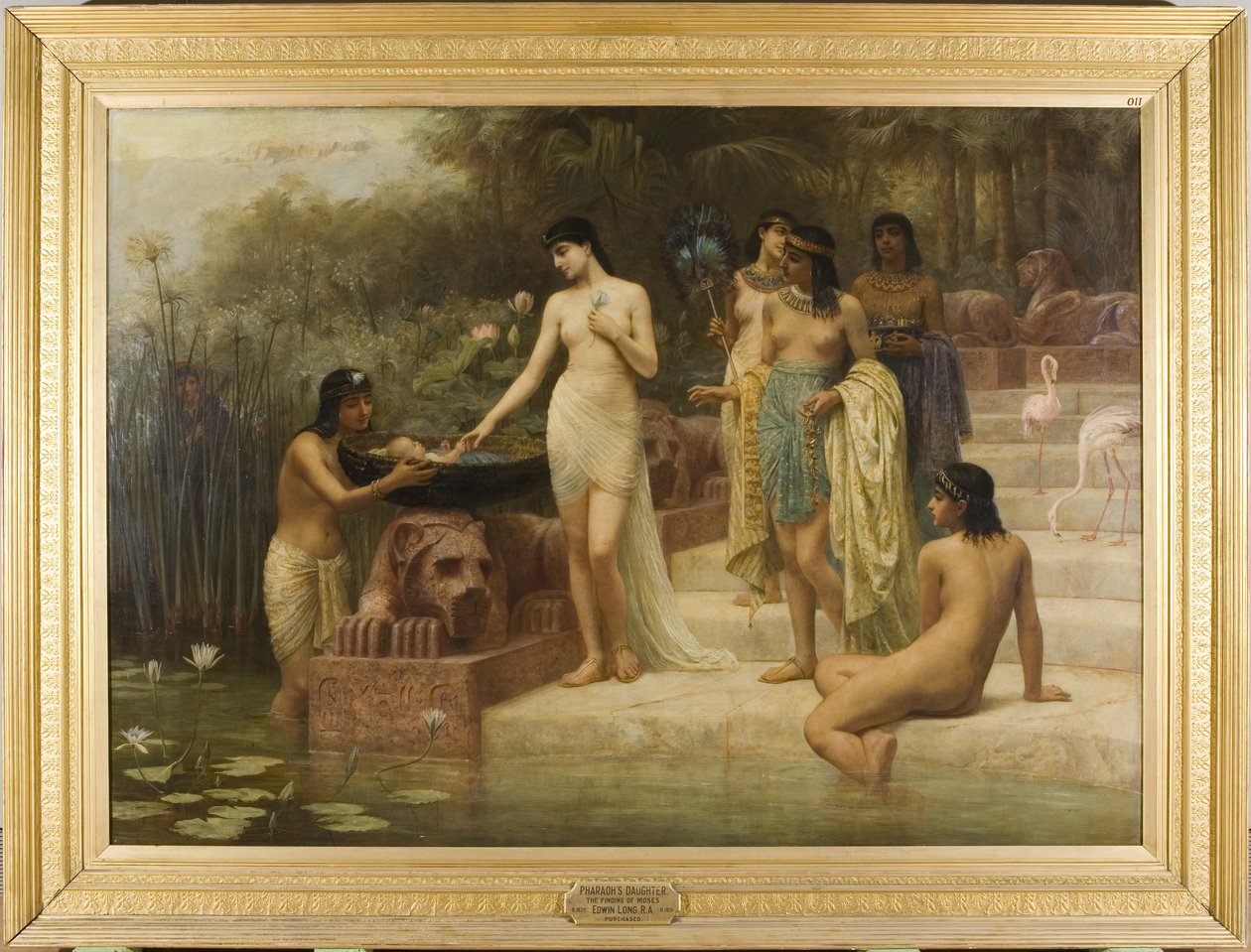 Faraon tytär - Mooseksen löytö tekijältä Edwin Longsden Long