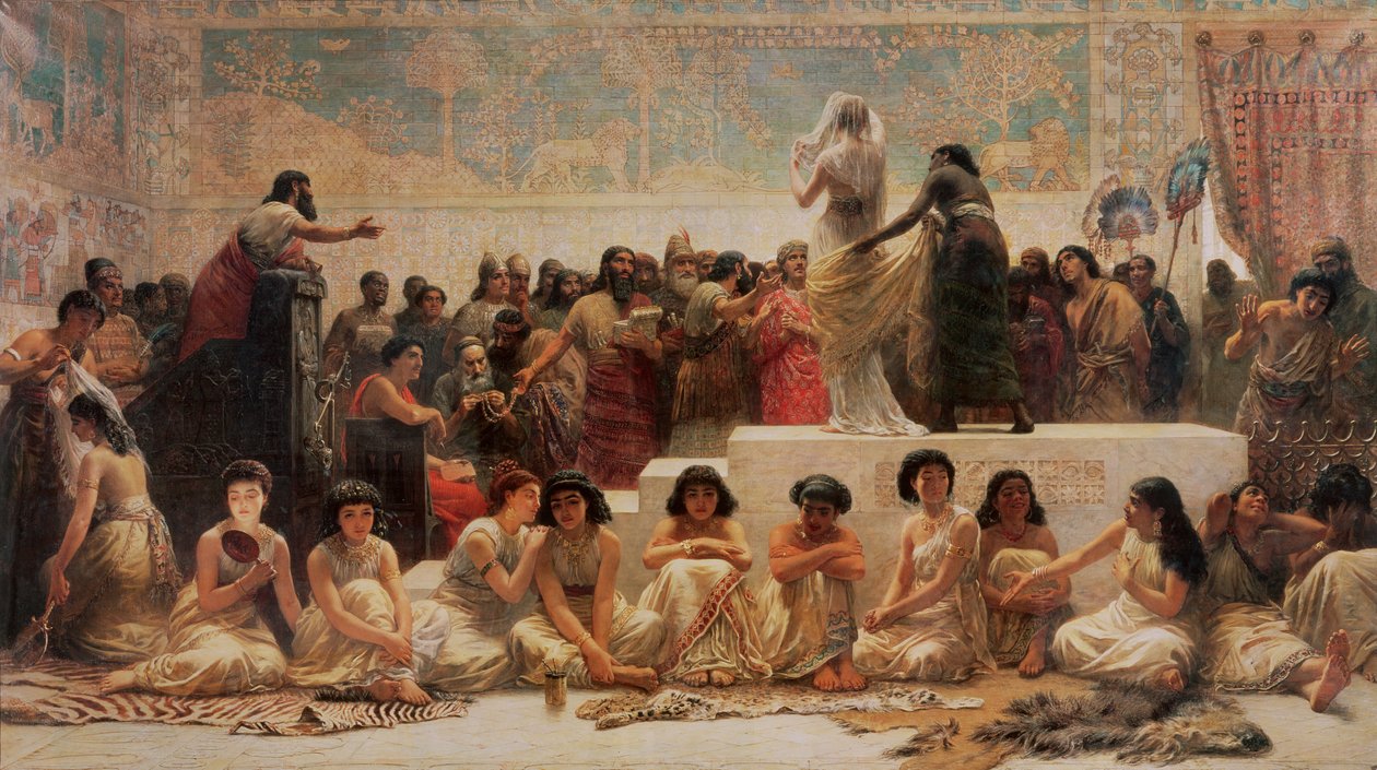 Babylonian avioliittomarkkinat tekijältä Edwin Longsden Long